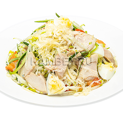 Салат Курица с яйцом и сыром