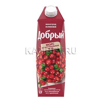 Морс клюквенный 0,95 л.