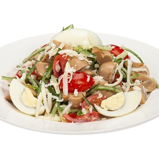 Салат Шампиньоны с яйцом и сыром