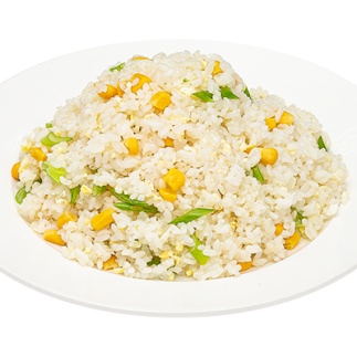 Рис с кукурузой и яйцом