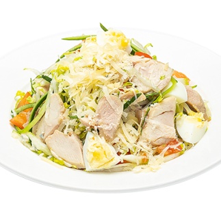 Салат Курица с яйцом и сыром