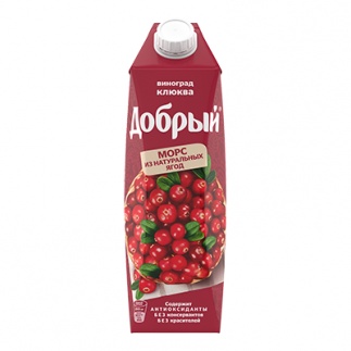 Морс клюквенный 0,95 л.